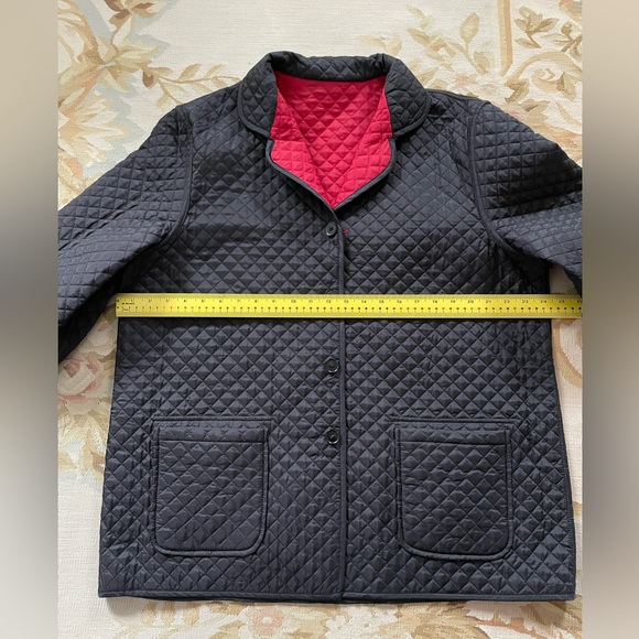 XL black/ red reversible coat - Picture 2 of 8